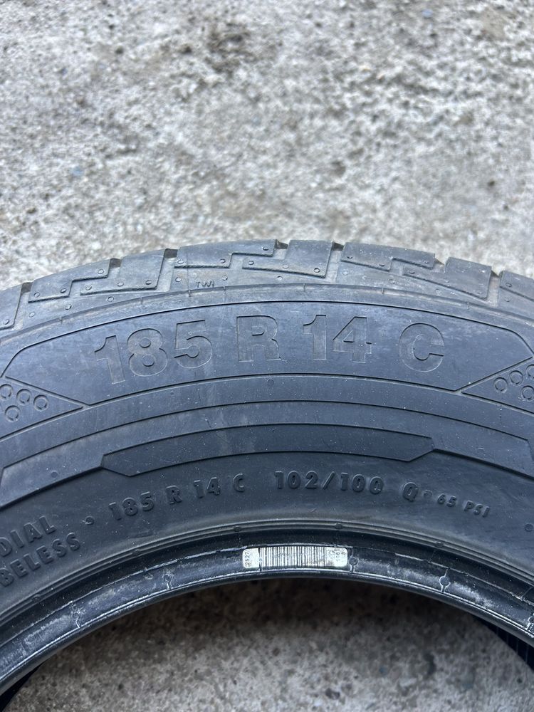 Opony letnie dostwcze 185R14C x 2 szt Continental