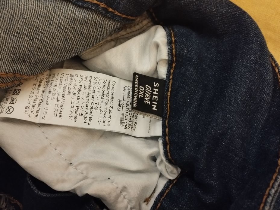 Джинси скінні сині,жіночі,розмір XL на 50 розмір від Shein