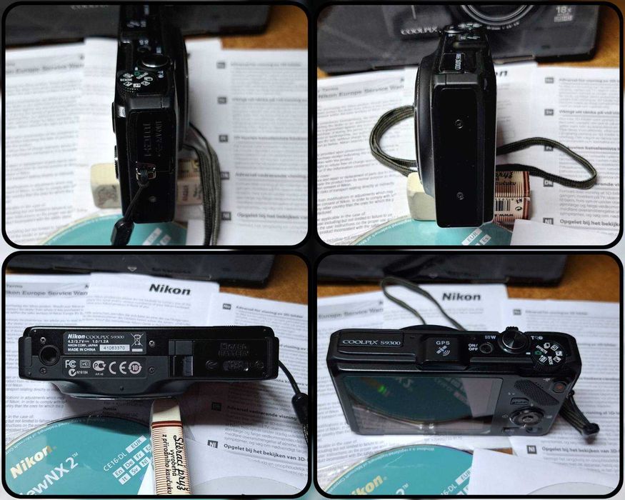 Nikon Coolpix S9300 Black 16 Мп / Зум: 18x(+4x) Матриця 1/2.3"