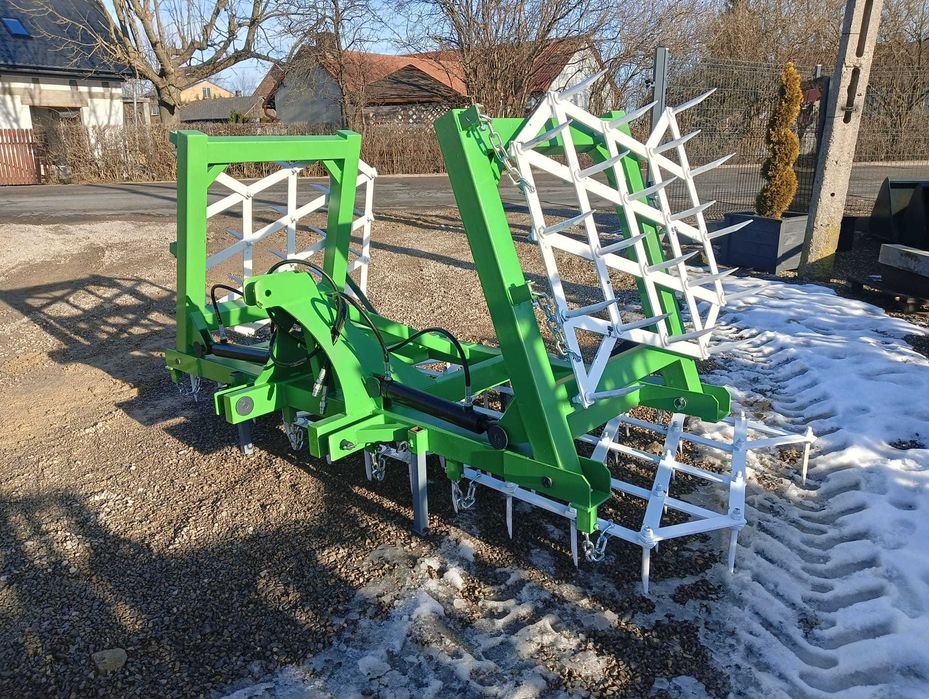 BRONY HYDRAULICZNIE składane ciężkie polowe -5pól -2 siłowniki-20 ząb