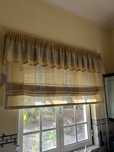 2 cortinados japoneses - 1,45 x 1,55 altura maxima