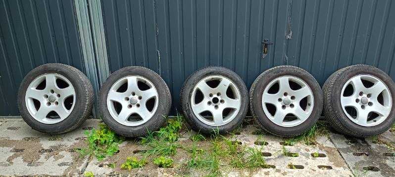 Alufelgi Audi 16" 5 sztuk+ 4 opony  letnie Firestone OKAZJA!