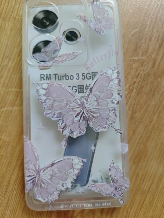Etui POCO F6 - motylki - NOWE