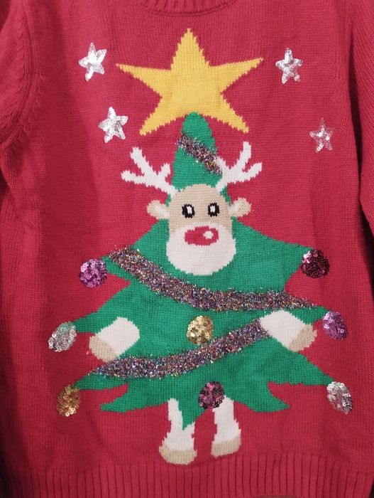 Светр новорічний розмір 12 (М)