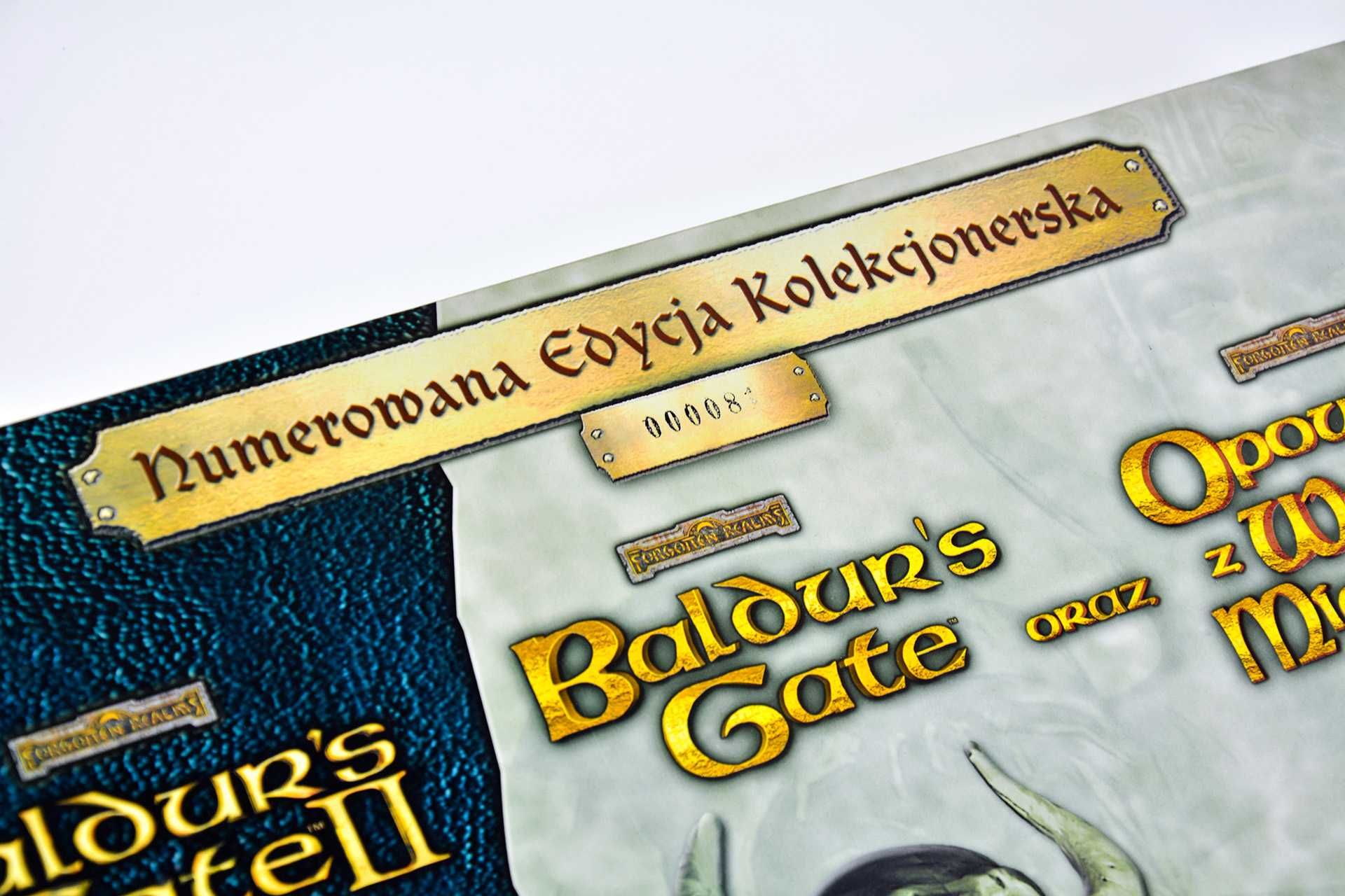 BALDUR'S GATE I & II - edycja kolekcjonerska - duży big box PL, 11 CD