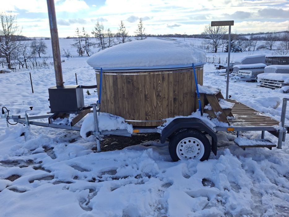 прицеп оцинкований  платформа рама чан