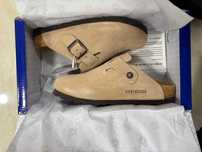 "Buty męskie i damskie" Klapki Birkenstock_Boston Brązowy Roz 40