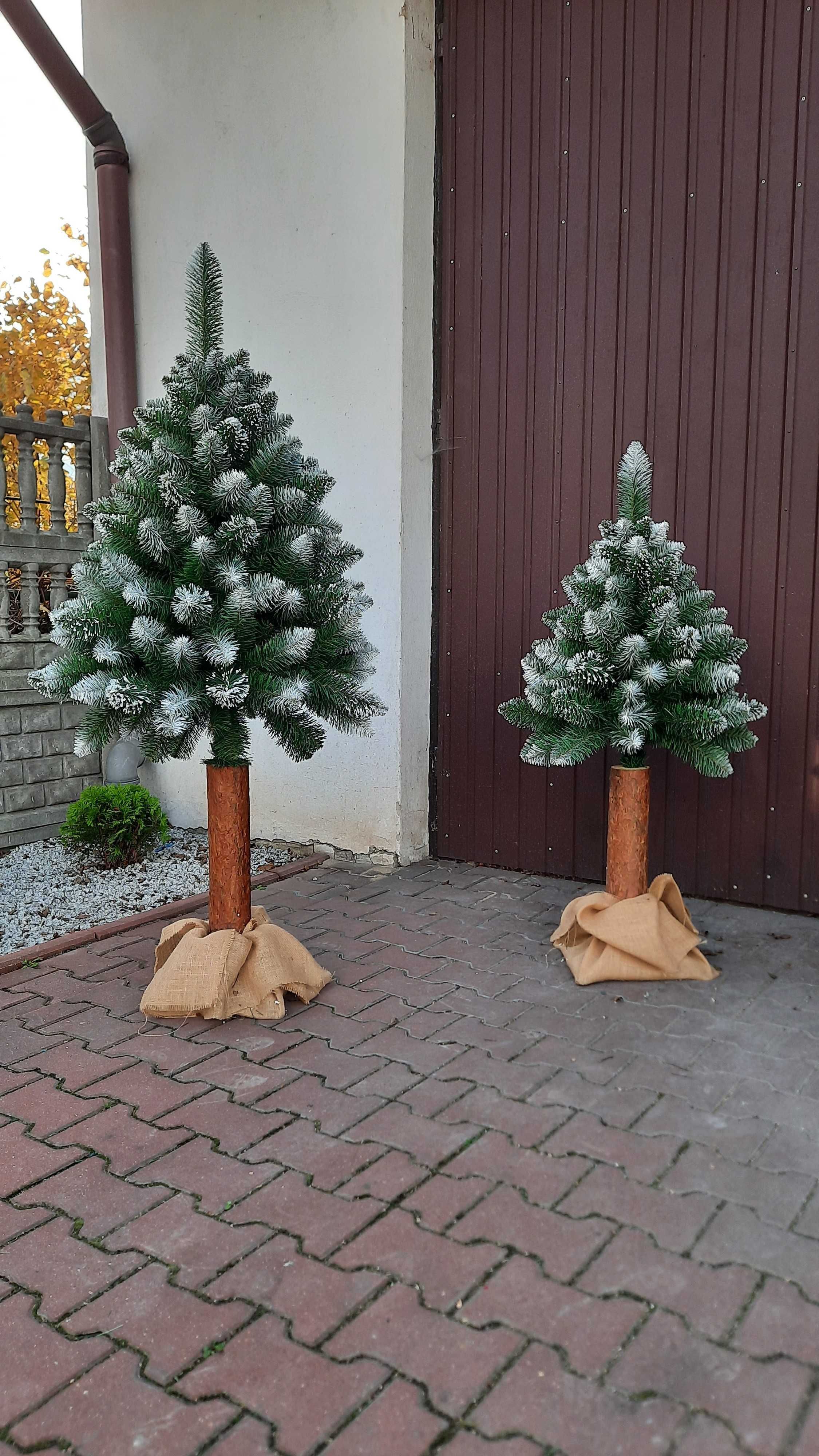 Choinka Sztuczna na pniu (gęsta)-Sosna Diamentowa-160cm (producent)