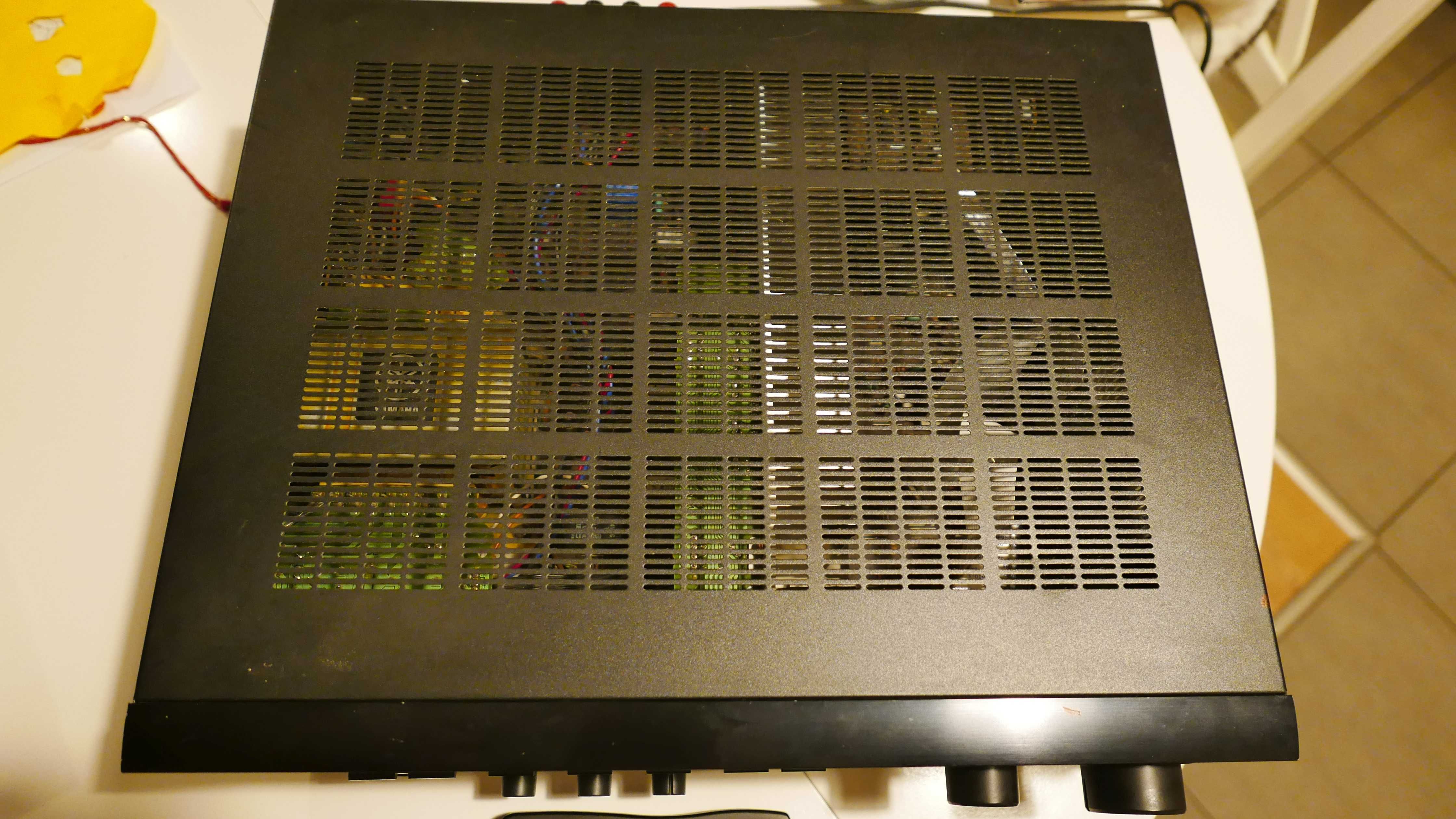 Wzmacniacz Yamaha DSP A5 z pilotem, wejscia optyczne, PHONO