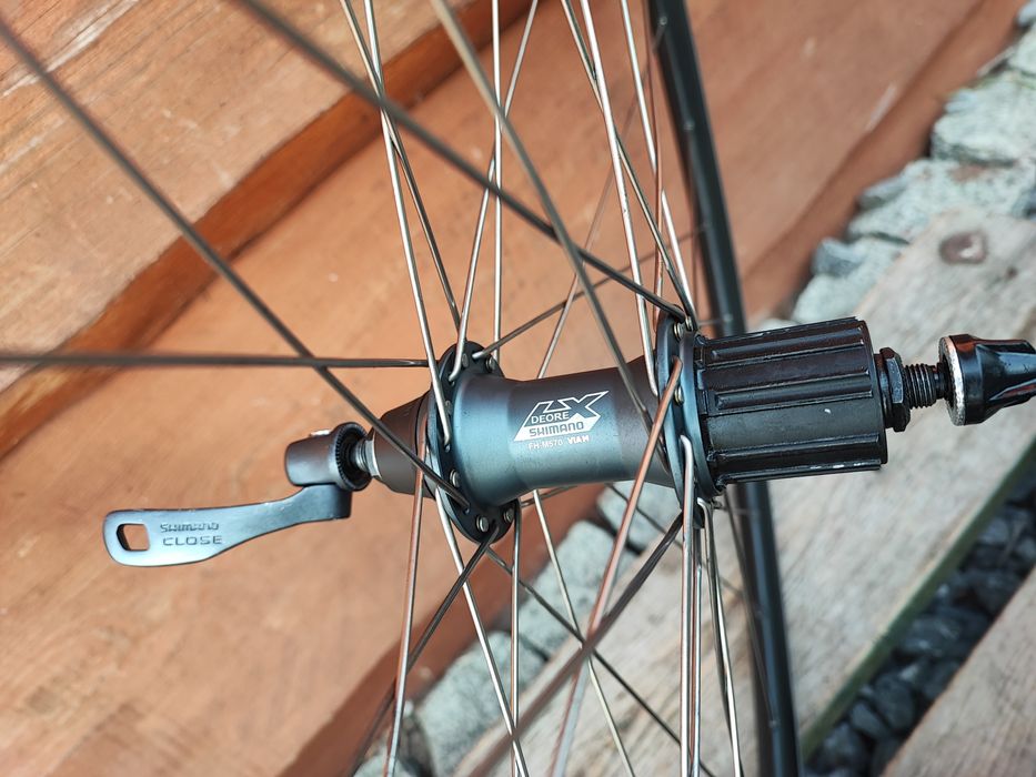 Komplet kół rowerowych Ambrosio Camel 28" Shimano Deore LX M570 Retro