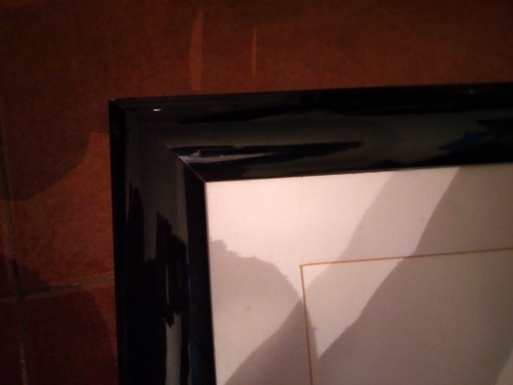 Tela a Carvão, Arte Original, Moldura, 0,78 x 0,64