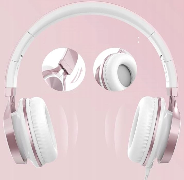 AILIHEN MS300 Słuchawki przewodowe z mikrofonem składane