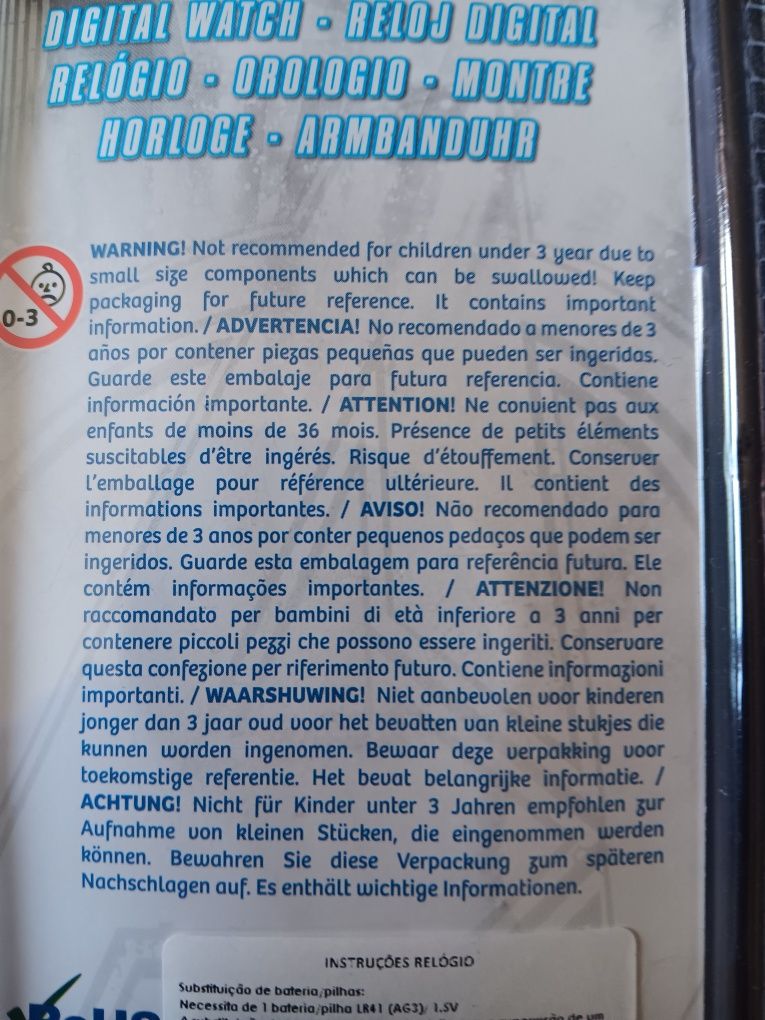 Relógio Digital Marvel