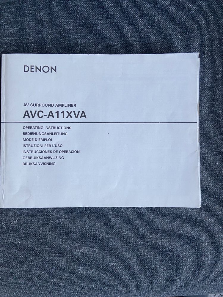 Oryginalna instrukcja denon avc a11 cva
