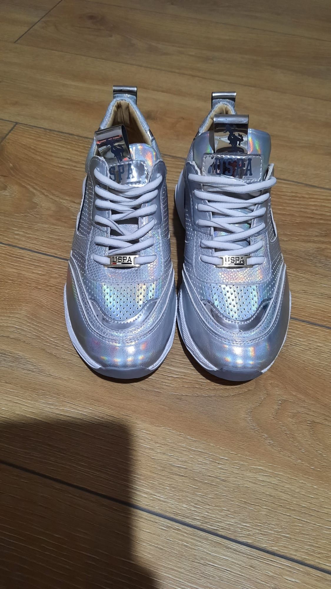 Buty damskie holograficzne USPA U.S. Polo Assn. Since 1890  rozmiar 38