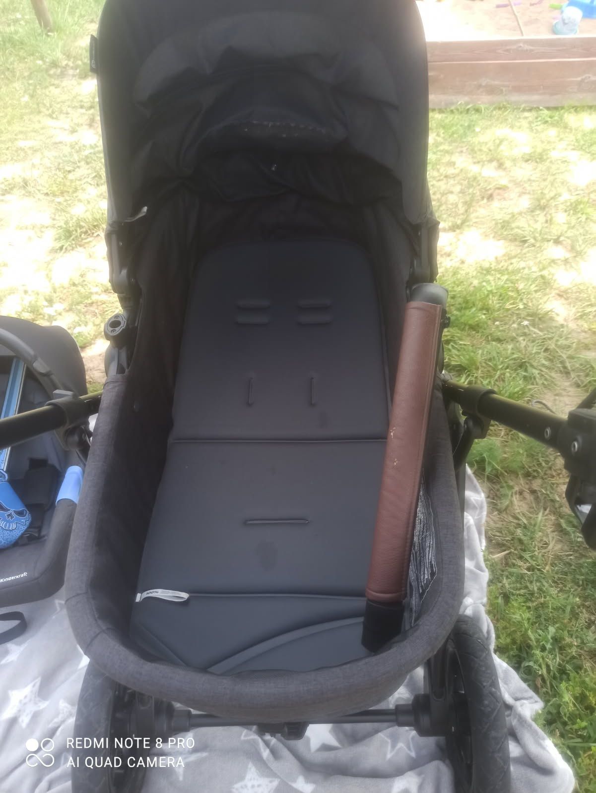 Wózek KINDERKRAFT XMOOV wózek 3w1 z fotelikiem MINK