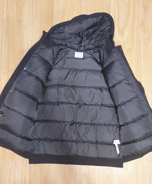 Зимовий пуховик чорний підлітку Zara