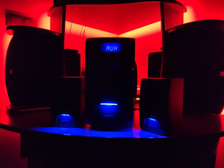 Акустична система 2.1 Real-EL M-570 мультимедіа аудіо колони сабуфер