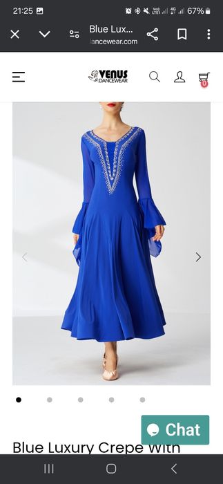 Плаття для бальних танців, на зріст 173 см, розмір L