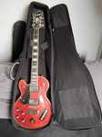 Hagstrom Swede Cherry Transparent, leworęczna + oryginalny pokrowiec