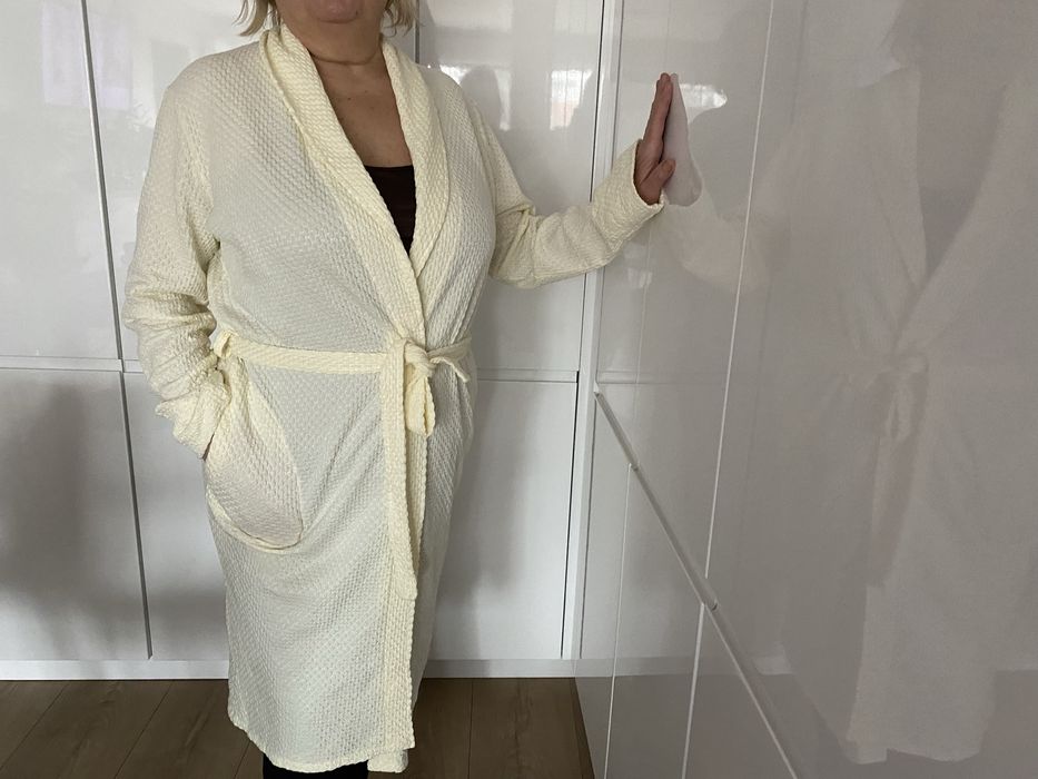Nowy szlaftok damski 40/42 L gofrowany