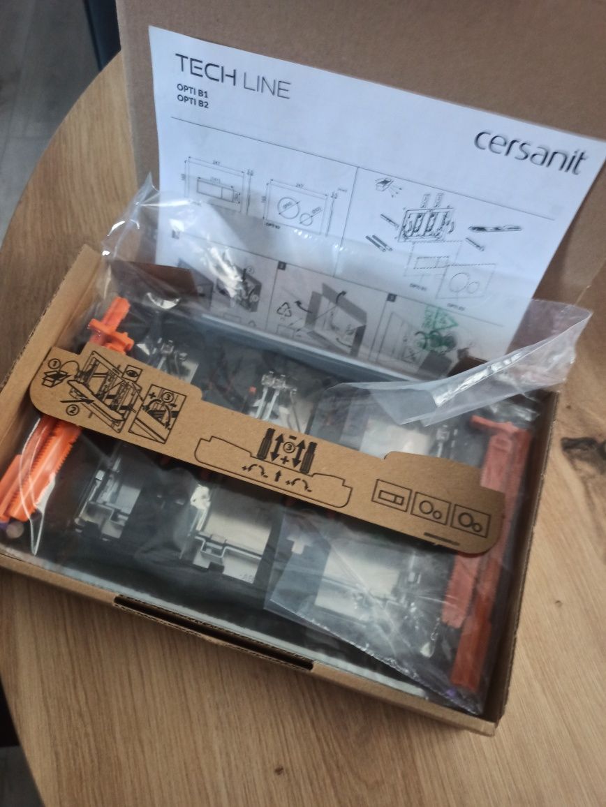 Przycisk spłukujący Cersanit opti chrom mechaniczny