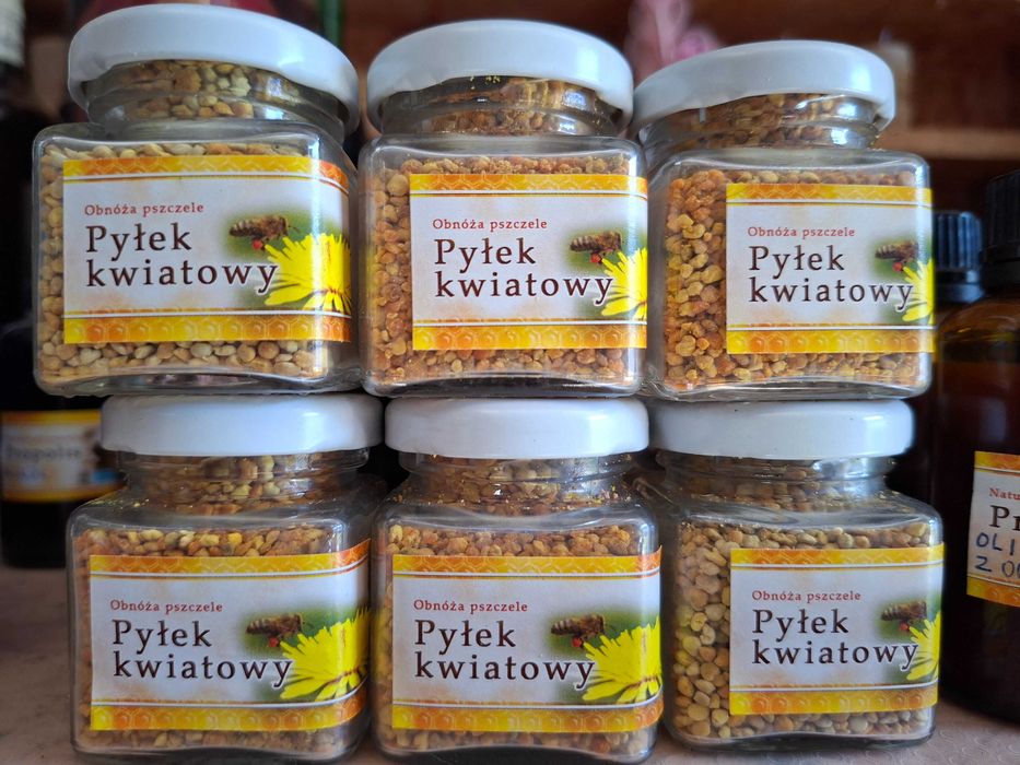 Pyłek pszczeli kwiatowy, 50 ml., pasieka pod nadzorem weterynaryjnym