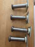 Conjunto 4 pés metalicos Ikea