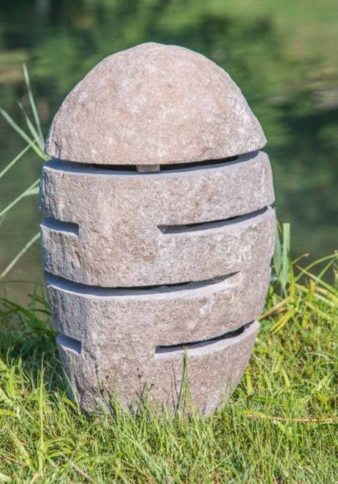 Candeeiros em pedra natural