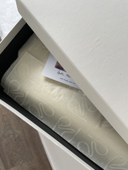 Сумка polene cyme black camel