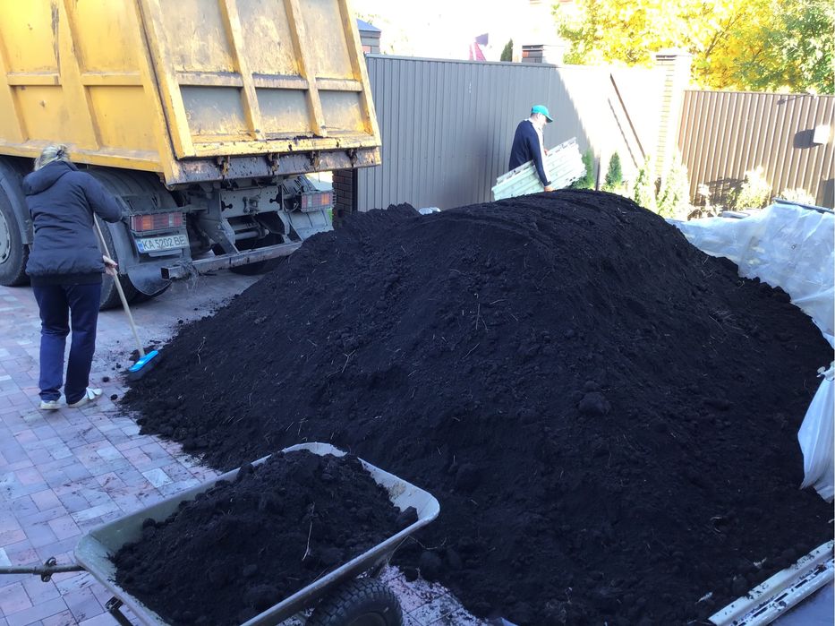 Чернозем плодородний, торф