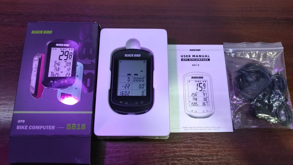 GPS велокомпьютер BlackBird BB18 GPS/Beidou/Glonass/Galileo Strava