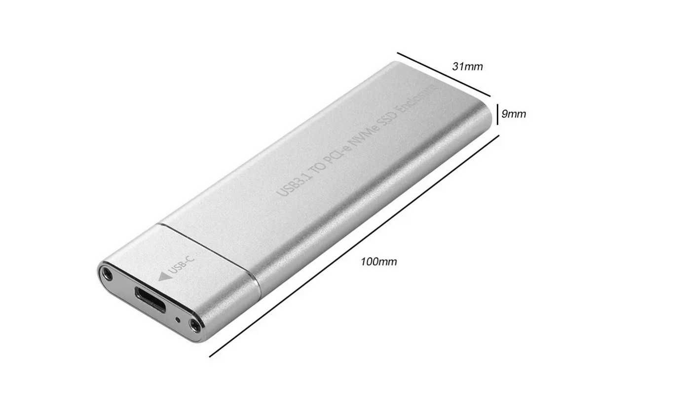 NOWA! Obudowa kieszeń adpter dysku SSD M.2 M2 SATA UASP USB-C