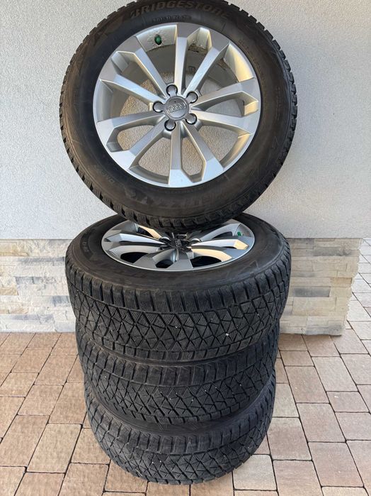 Oryginalny Komplet Kół Zimowych Audi Q5 235/60 R18 Bridgestone Blizzak