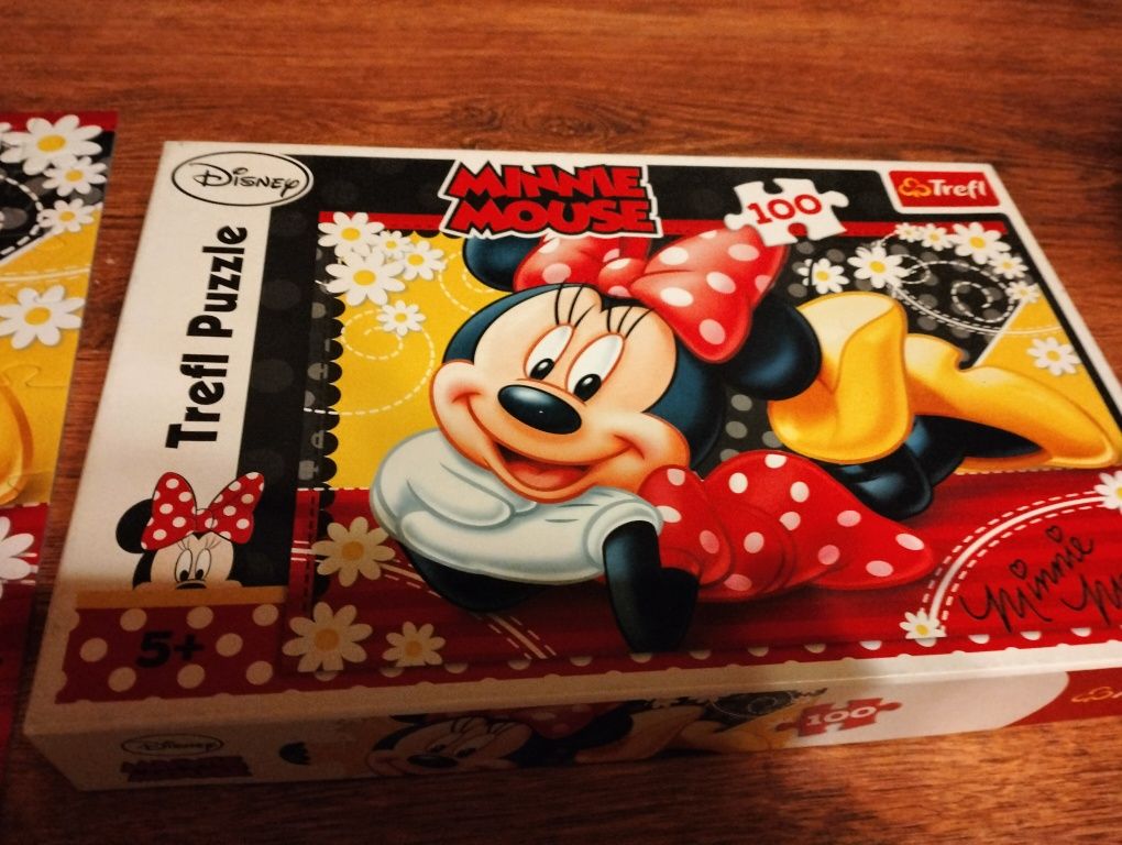 Puzzle Minnie Mouse 2 sztuki