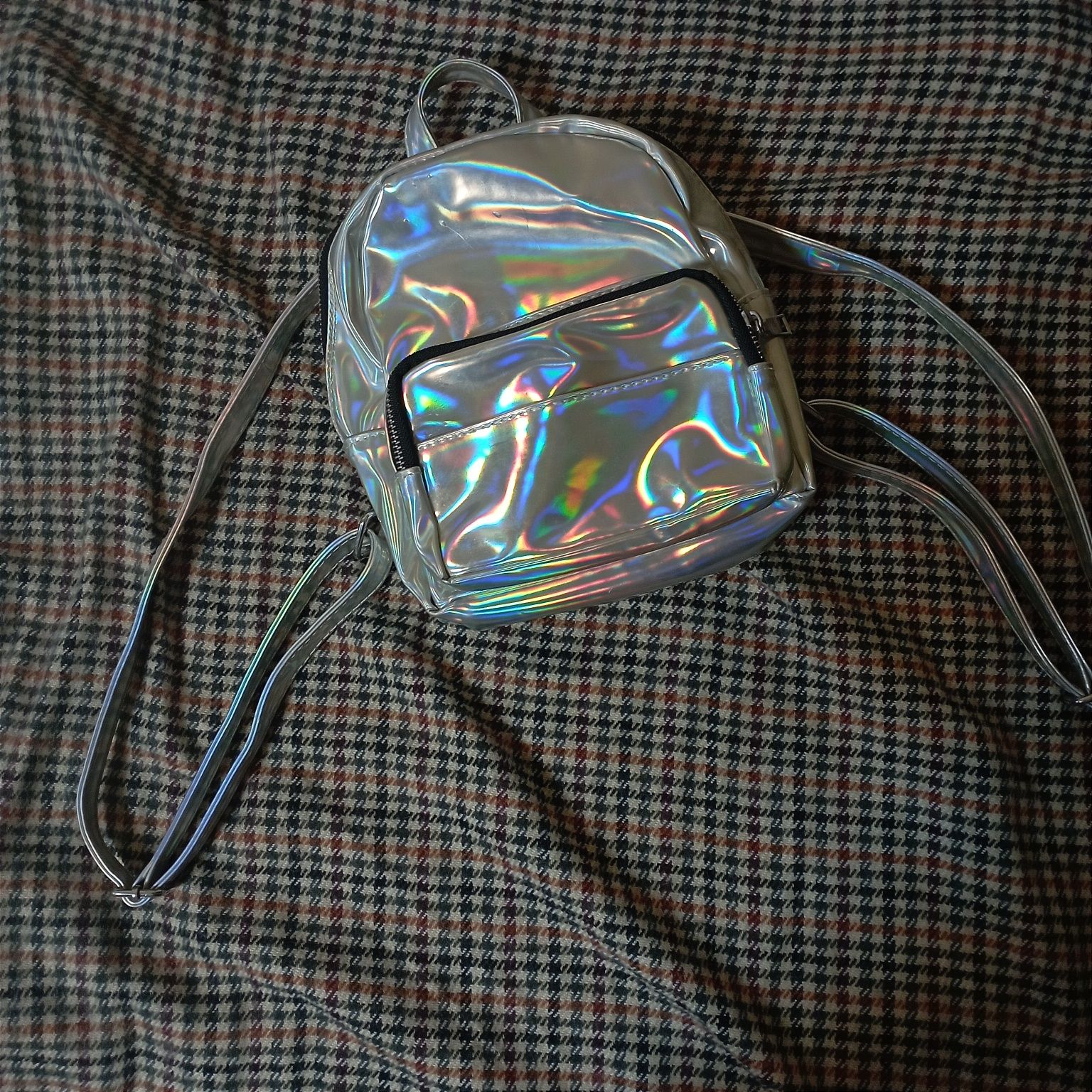 Голографічний рюкзак, портфель, що переливається
