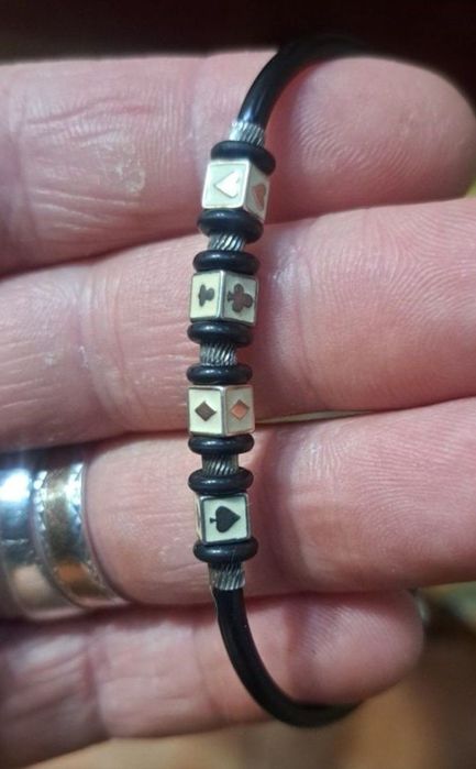 Pulseiras em prata homem.