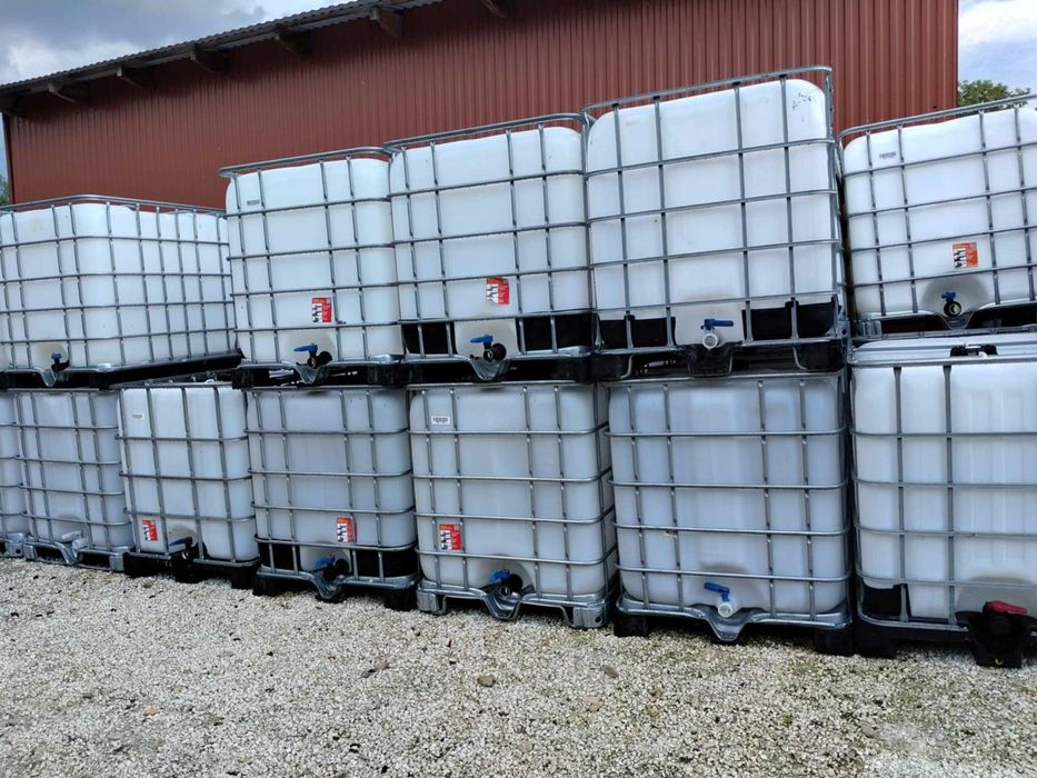 Kontener na deszczówkę mauzer zbiornik beczka paletopojemnik 1000l 200