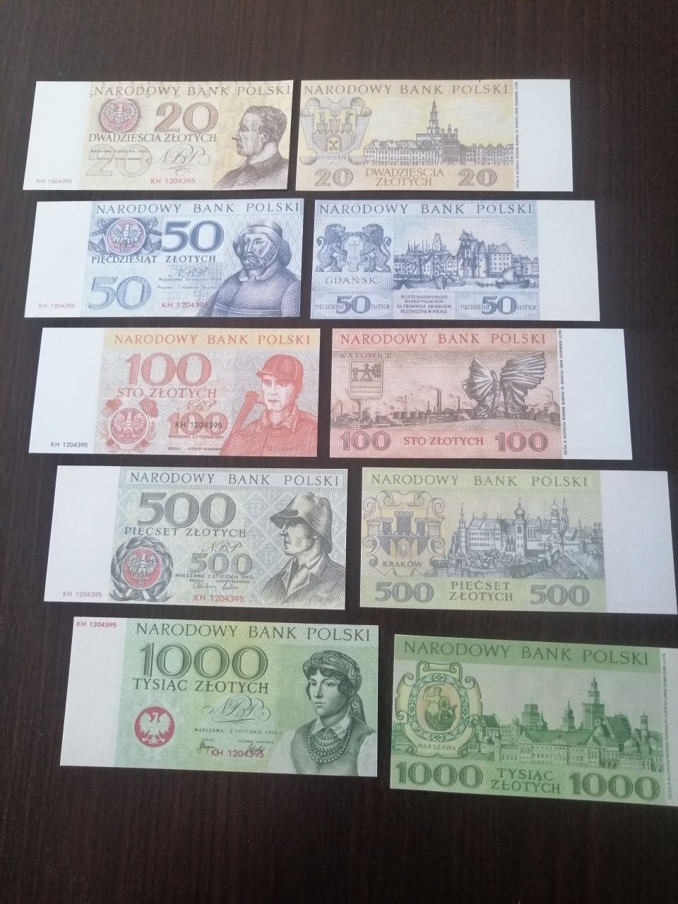 Projekty banknotów A. Heidrich.