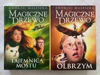 Książki z serii "Magiczne Drzewo": "Olbrzym", "Tajemnica Mostu".