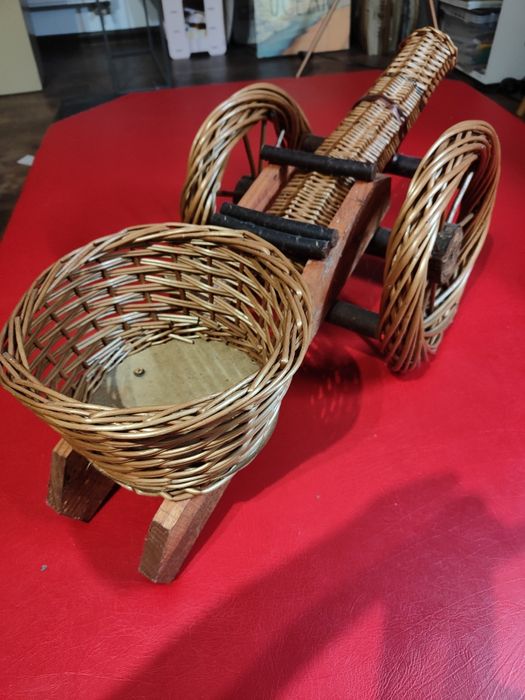 Doniczka armata wiklinowa