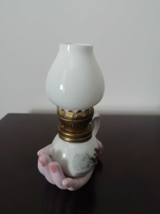 Lamparina Antiga em Porcelana