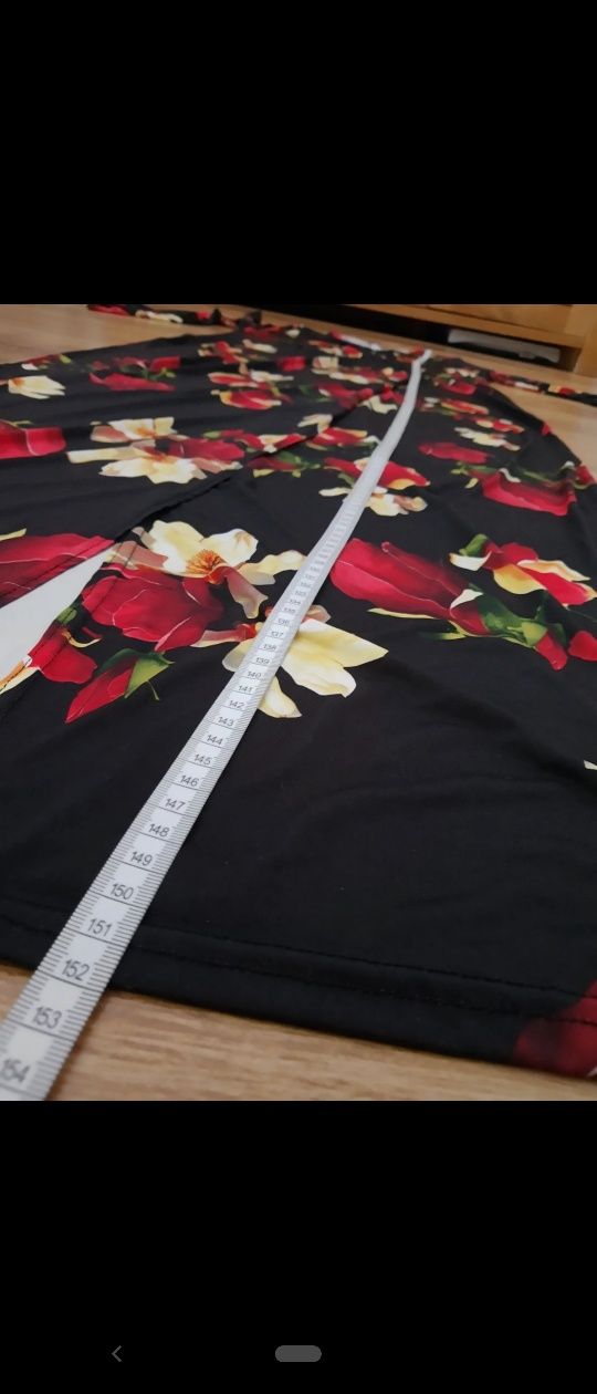 Suknia długa maxi elegancka wyjątkowa Boho sukienka wysokiej 44 46 XXL