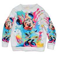 Bluza damska DISNEY Myszka Miki MINNIE kaczka DAISY LOLA  farba plusz