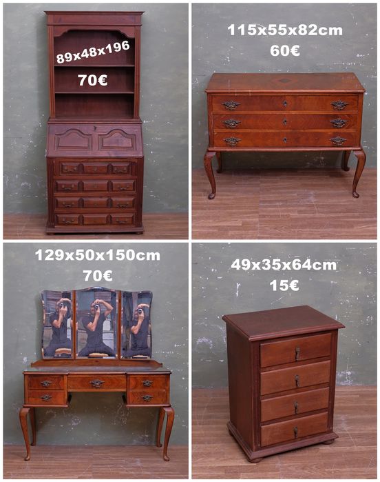 Mobilia retro vintage antiguidade ver fotos