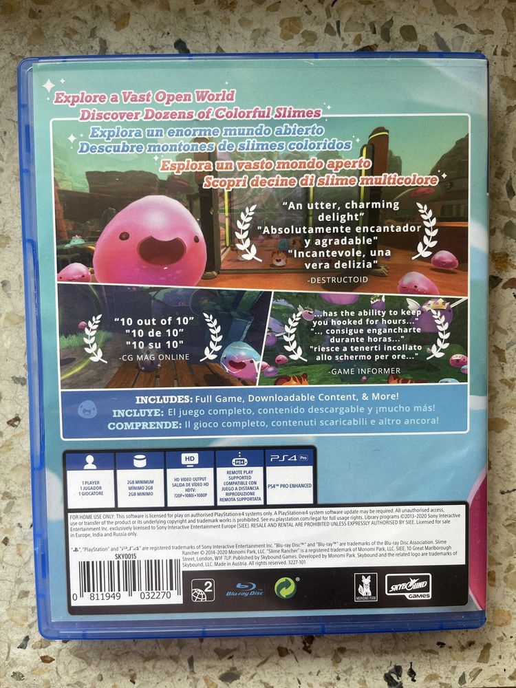 Slime Rancher  для  PS4