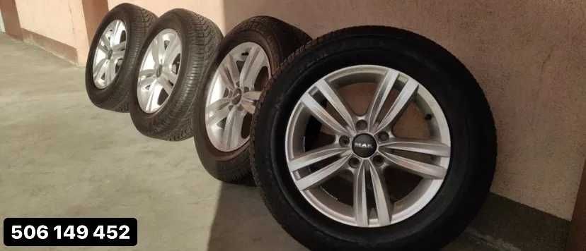 Koła aluminiowe MAK 16'' 5x112 opony zimowe 215/65/16 VW Tiguan B231