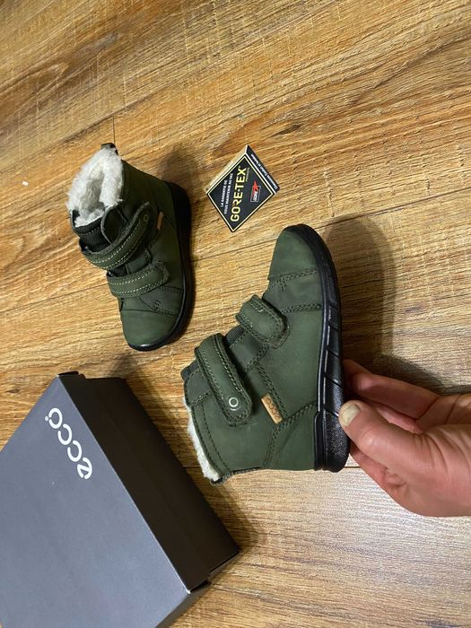 Ecco Gore-Tex ботинки зимние термо сапожки черевики детские ECCO р.24