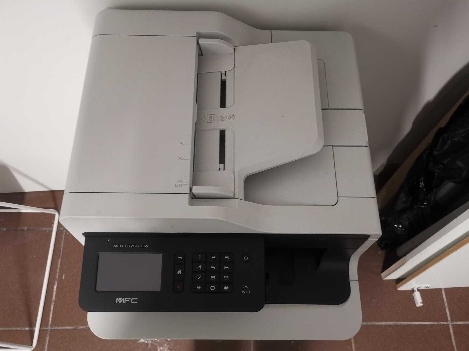 Drukarka Brother MFC-L375CDW z 5 tonerami i pojemnikiem na zużyty tusz