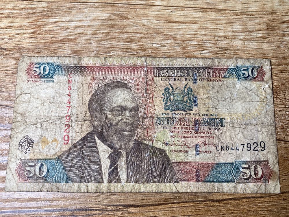 KENIA 50 SHILLING 2008 - stan dobry